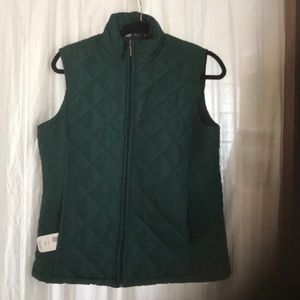 Indigo beautiful green vest. NWT. Sz. M/L